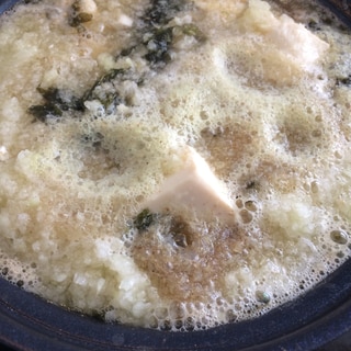 大根おろし、豆腐海苔鍋